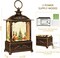 Christmas Lantern, Lit Christmas Snow Globe Lantern-with USB+ Music Christmas Water Lantern Snow Globe Portable Creative Cute Christmas Decorations and Charming Gifts (Forest House)